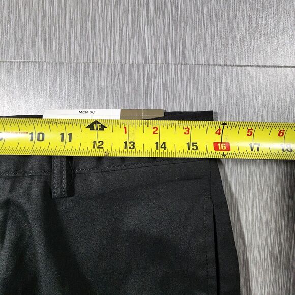 Dennis Uniform Men's Flat Front Pants Black Harbour Size 30x32 NWT - Picture 10 of 12